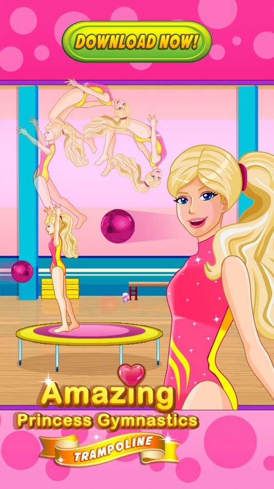 Amazing Princess Gymnastics Trampoline - 1.1 - (iOS)