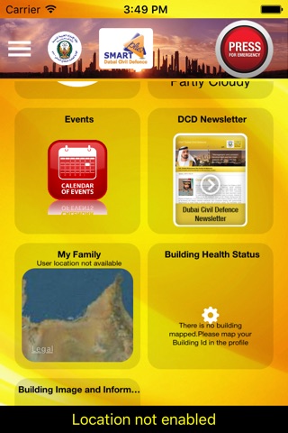 DCD Dashboard screenshot 2