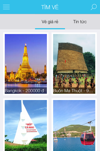 TimVe: nơi bạn tìm thấy vé rẻ VietJet, VietNam Airlines và Jetstar... screenshot 2