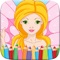Coloring pages book kids game full of princess is not designed only for your 3-5 years old daughter but your son as well