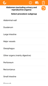 The Surgical Outcome Risk Tool (SORT) – a preoperative risk prediction tool screenshot