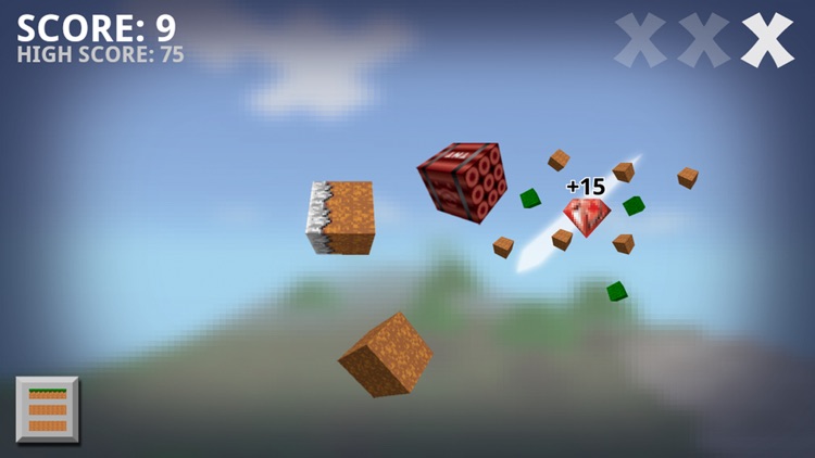 Ninja Craft Free - Slash The Flying Blocks To Find Gems In this Fun Game For Kids And Adults screenshot-3