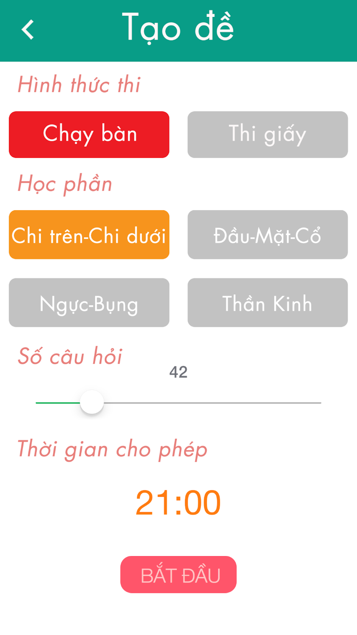 Trắc Nghiệm Giải Phẫu Lite