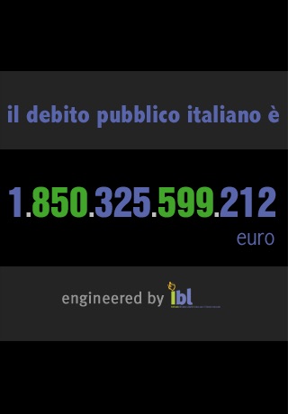 Italy’s Debt Clock screenshot 2