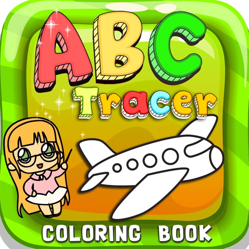 ABC Tracer Phonics Coloring Book: English Vocabulary Learning For Toddlers And Kids! icon