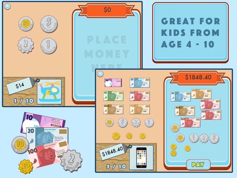 【图】Hong Kong Money – Learning and Teaching app for kids(截图3) 【图】Hong Kong Money – Learning and Teaching app for kids(截图3)