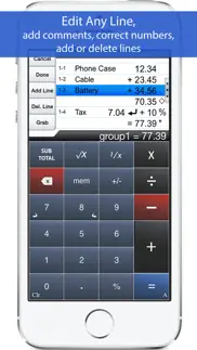 accountant calc universal iphone screenshot 2