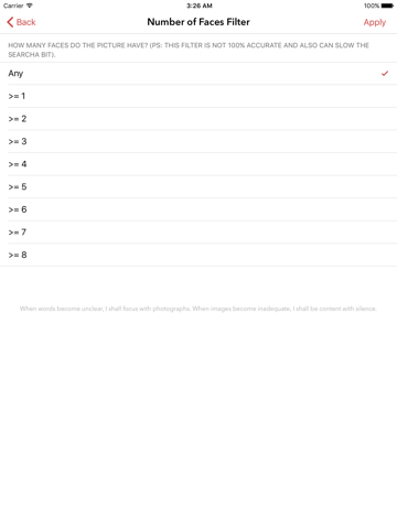 Picfind : advanced camera roll search iPad screenshot 5 - Photo & Video app