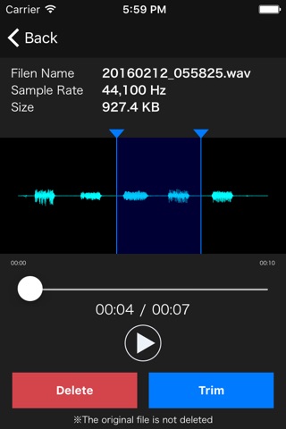 PCM Recorder Lite screenshot 2