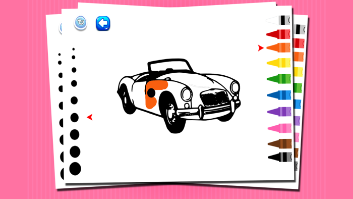 Coloring book Car for kids