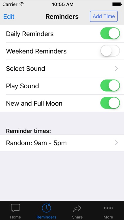 Mindful Moon - Stress Relief & Happiness through Inspirational Quotes & Positive Daily Reminders screenshot-4