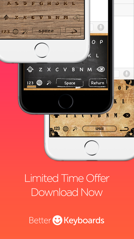 #5. Keyboard Maker by Better Keyboards - Free Custom Designed Key.board Themes (iOS) Podle: Daneco Ltd.
