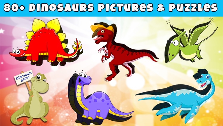 Dinosaurs Shapes Puzzle Games For Kids