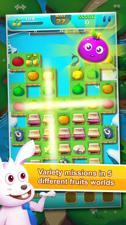 Fruit Splash Extreme: FREE Fruit Line Connect Match-3 Puzzle Game