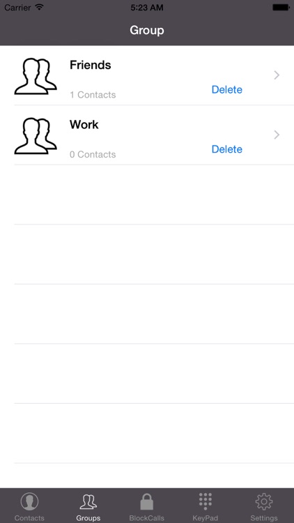 iBlacklist - contacts group manager