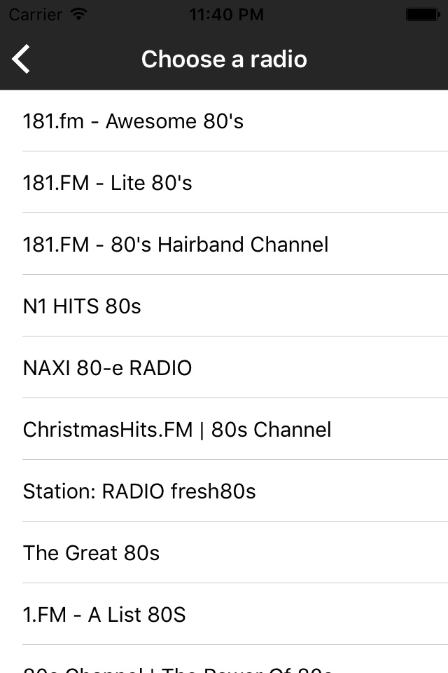 80s Music & Songs- Internet Online Radio Stations screenshot 2