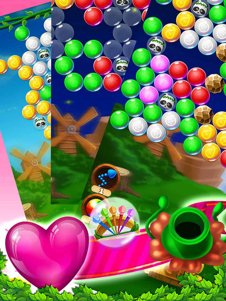 Plants Panda Bubble