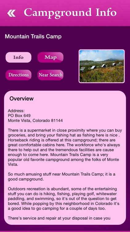 Colorado Campgrounds and RV Parks