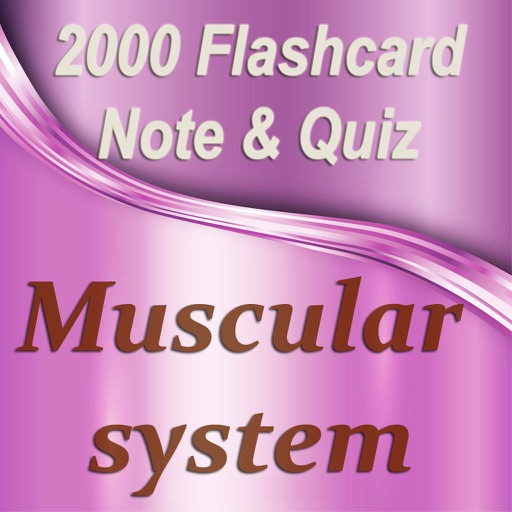 Muscular System Exam Review 2000 Flashcard Quiz & Study Note icon