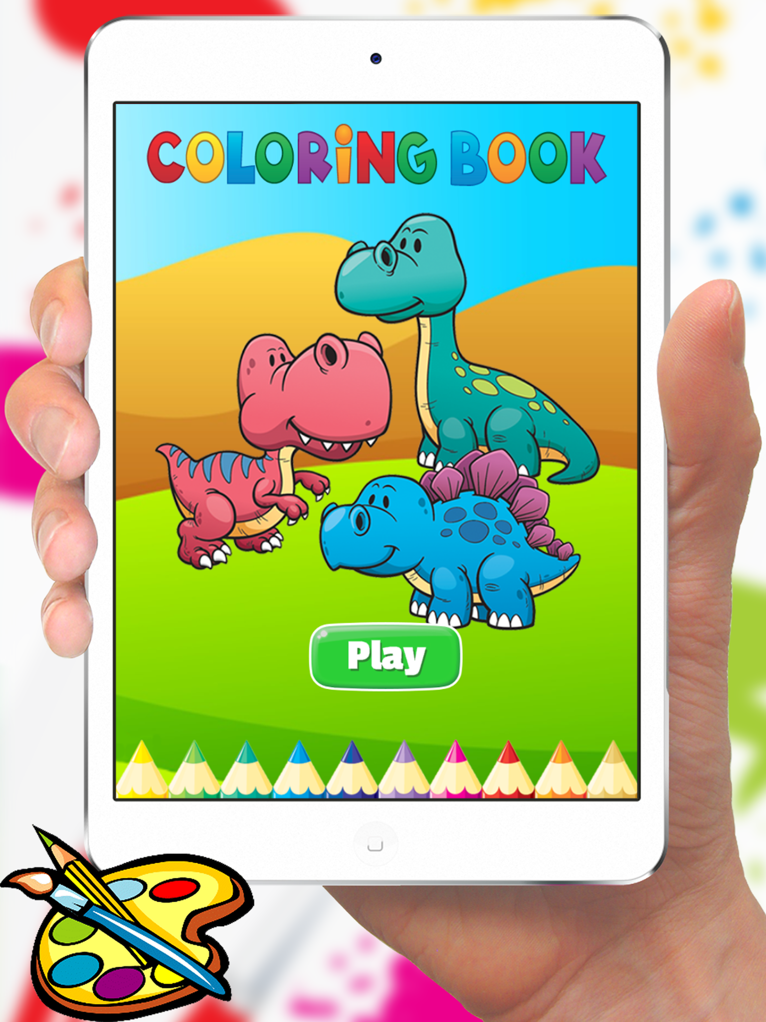 Dinosaur Dragon Coloring Book - Dino Drawing for Kids Free screenshot 6