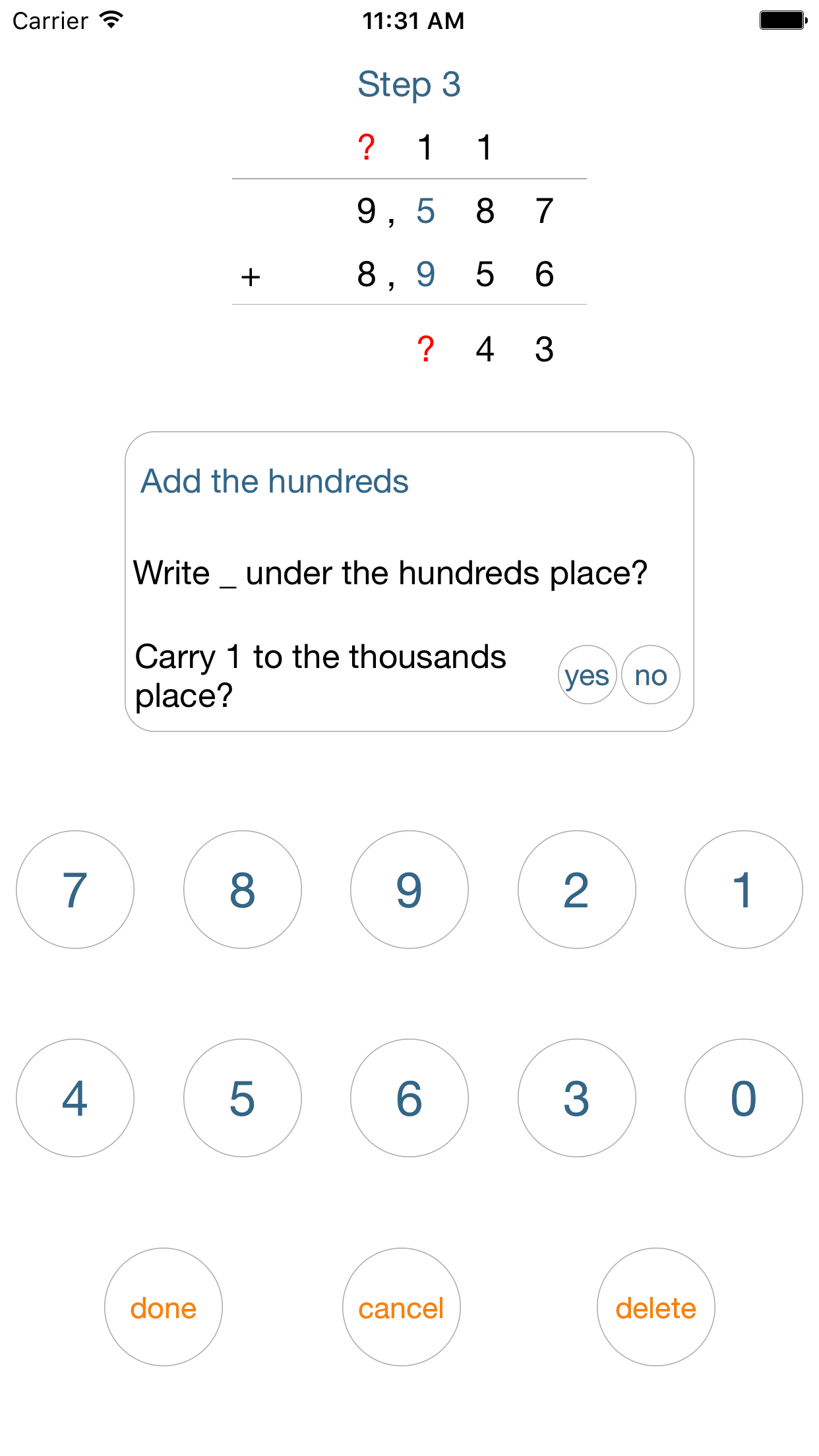 CalcStep Lite - Math Addition Steps in Pics screenshot 6