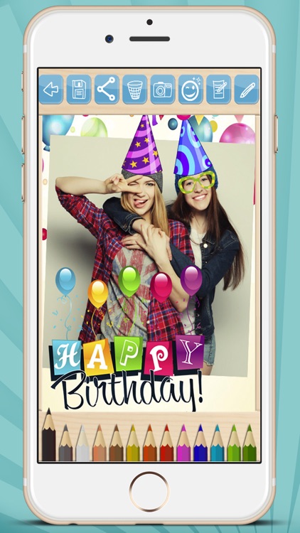 Create cards and postcards to wish happy birthday - Premium