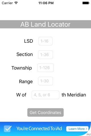 AB Land Locator screenshot 2
