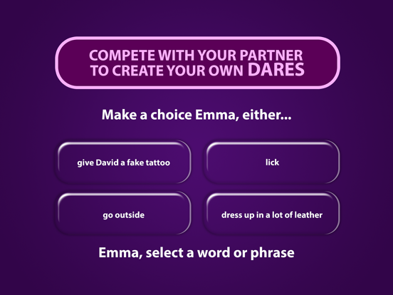 Screenshot #1 for Dare Maker - A Sex Game For Couples