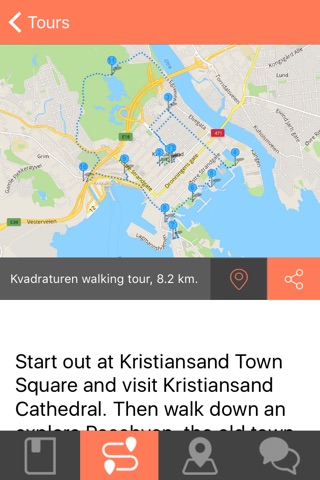 Kristiansand Offline Map & Travel Guide with Walking Tours and Local Chat screenshot 4
