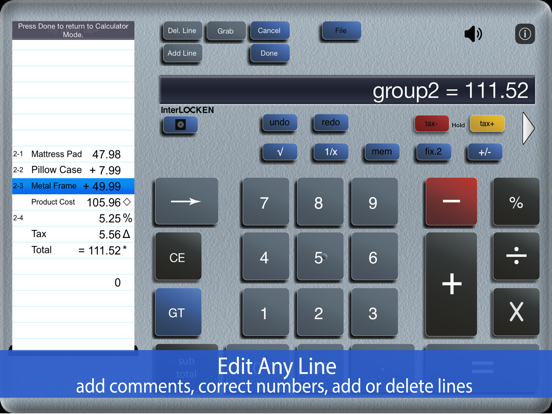 Screenshot #5 pour Accountant for iPad Calculator