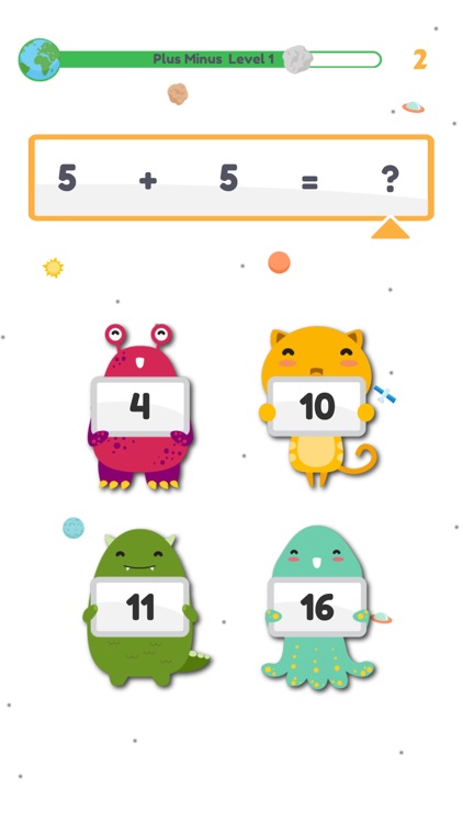 Kidi Monster Math - Learn Math in Easy and Fun Way! screenshot-0