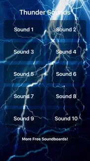 thunder sounds iphone screenshot 1