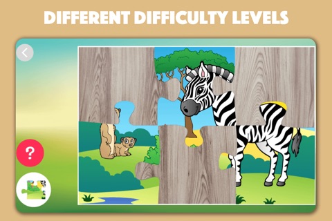 Fun Zoo Animal Puzzles for kids & toddlers screenshot 3