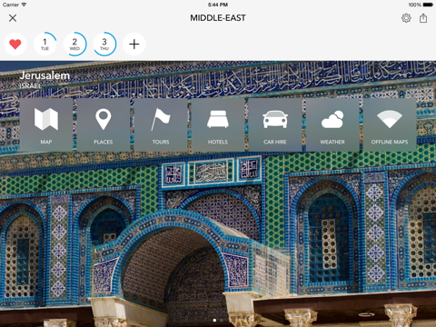 Screenshot #4 pour Planificateur de voyages, guide de voyage & carte offline pour la Moyen-Orient - Istanbul, Tel Aviv ou Jérusalem