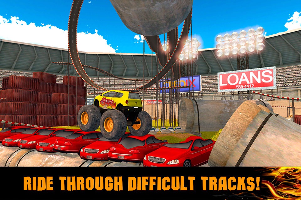 Extreme Monster Truck Stunt Racing 3D screenshot 3