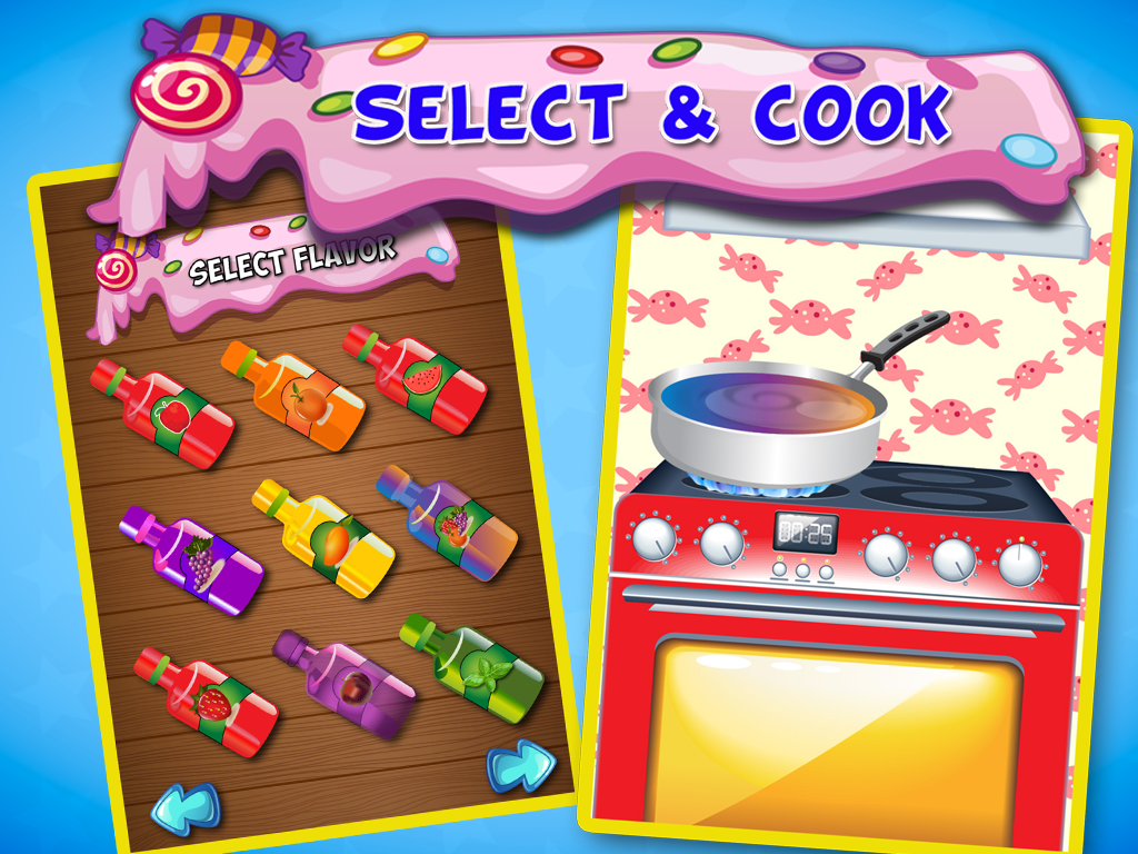 Candy Maker-free hot sweet food fun Cooking game for kids,girls & teens & family screenshot 6