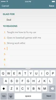 10 reasons i am glad for gratitude journal iphone screenshot 3