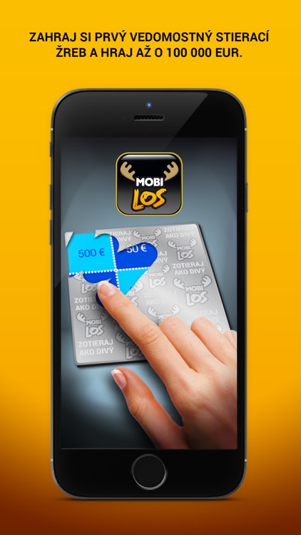 MOBILOS výherný stierací žreb