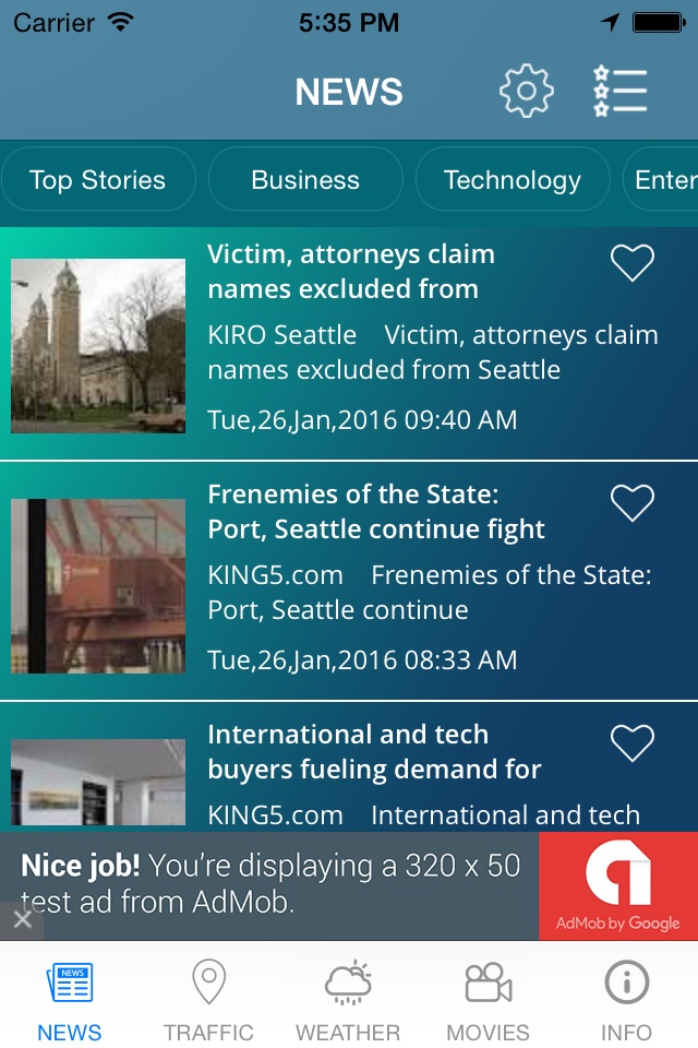iPhone screenshot