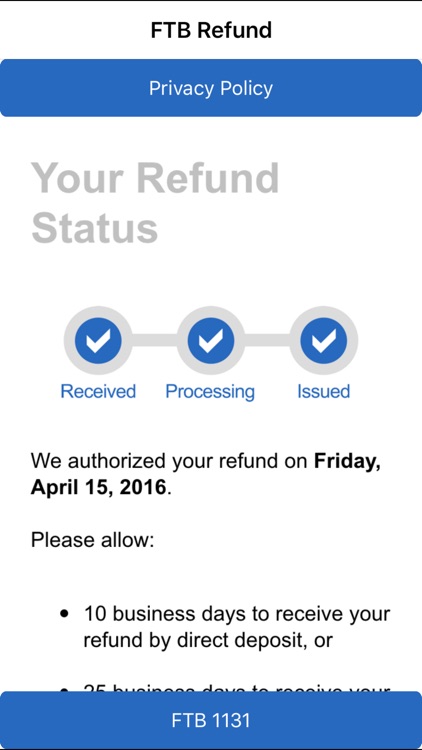 FTB Refund