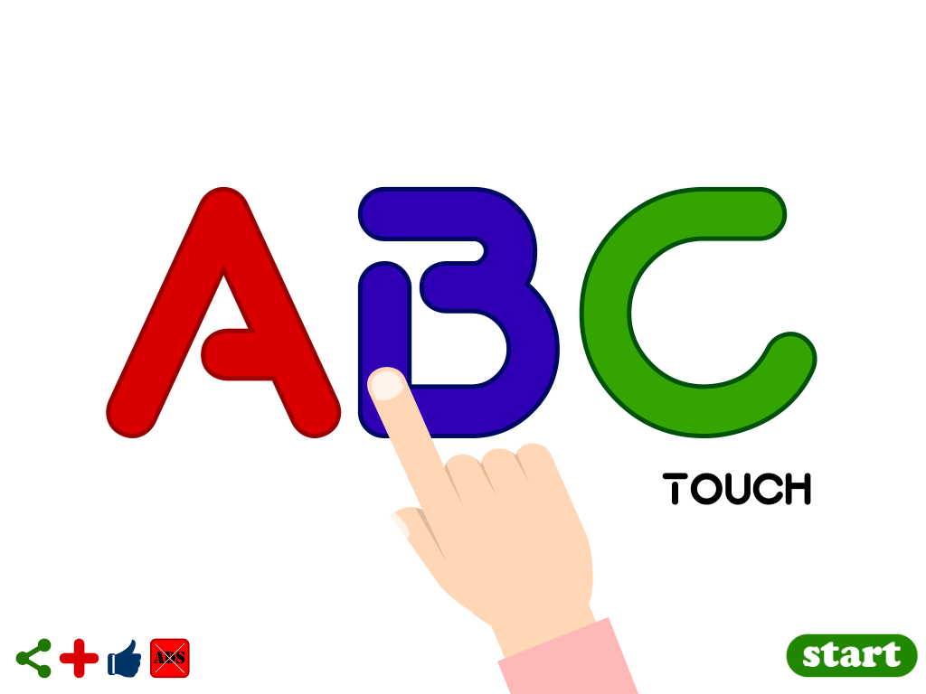 ABC Touch alphabet letters for preschool kids