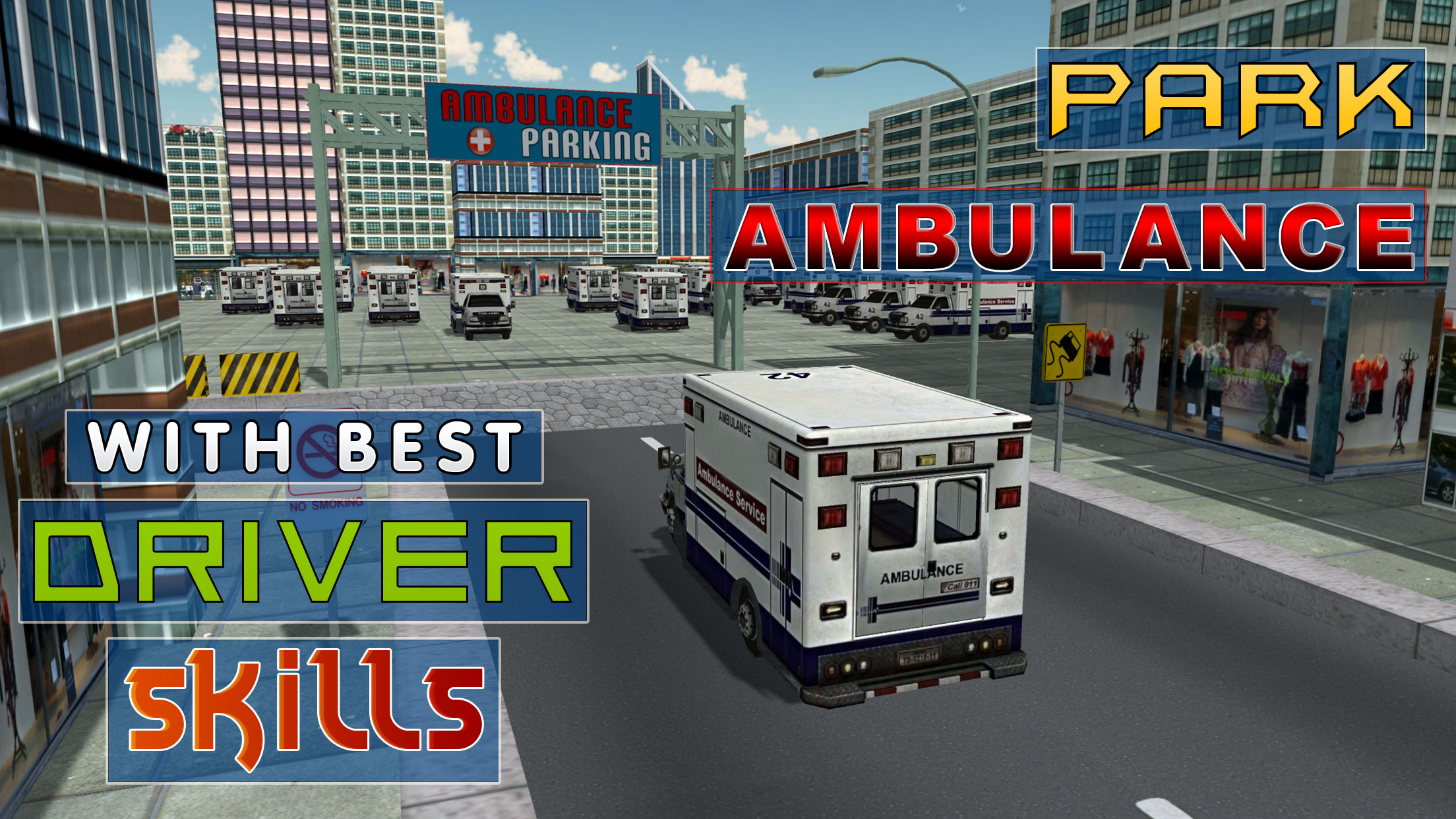 Ambulance Hospital Parking – Drive & park vehicle in this extreme driver simulator game screenshot 3