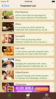 ayurvedic remedies - treatment - herbs iphone screenshot 4