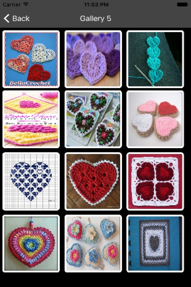 Crochet Heart Pattern Ideas screenshot 2