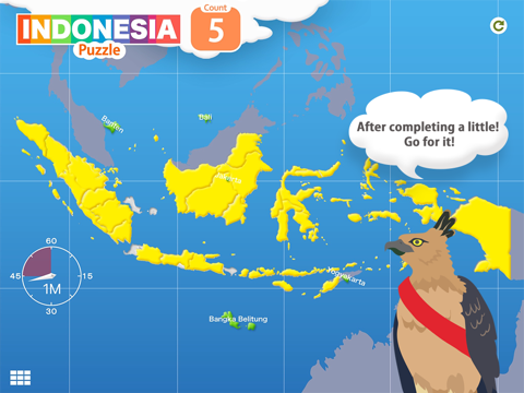 Puzzle Peta Indonesia screenshot 3