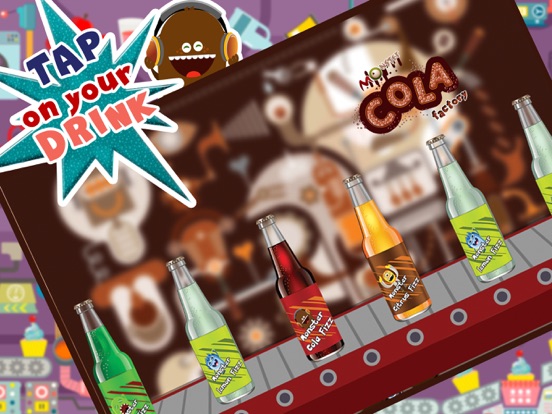 Monster Cola Factory Simulator - Learn how to make bubbly slushies & fizzy soda in cold drinks factory iPad screenshot