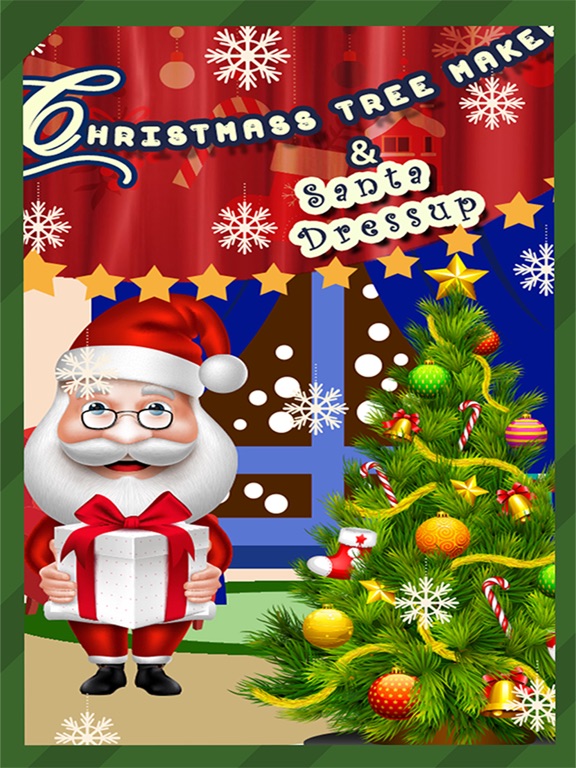 Christmas Tree Maker & Santa Dress up - An Xmas holiday game iPad screenshot