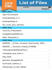 gpx kml kmz viewer converter iPad Captures Décran 4