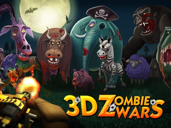 3D Zombie War iPad screenshot
