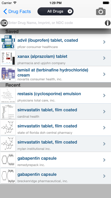 Screenshot #2 pour Drug Facts Pill ID